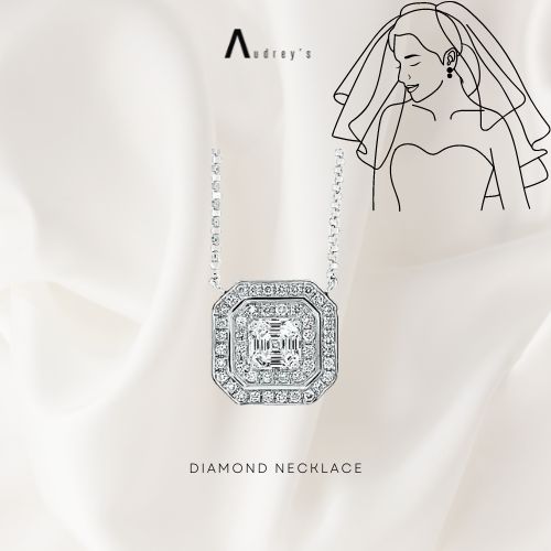 Jewelry, Solitaire Diamond Necklace