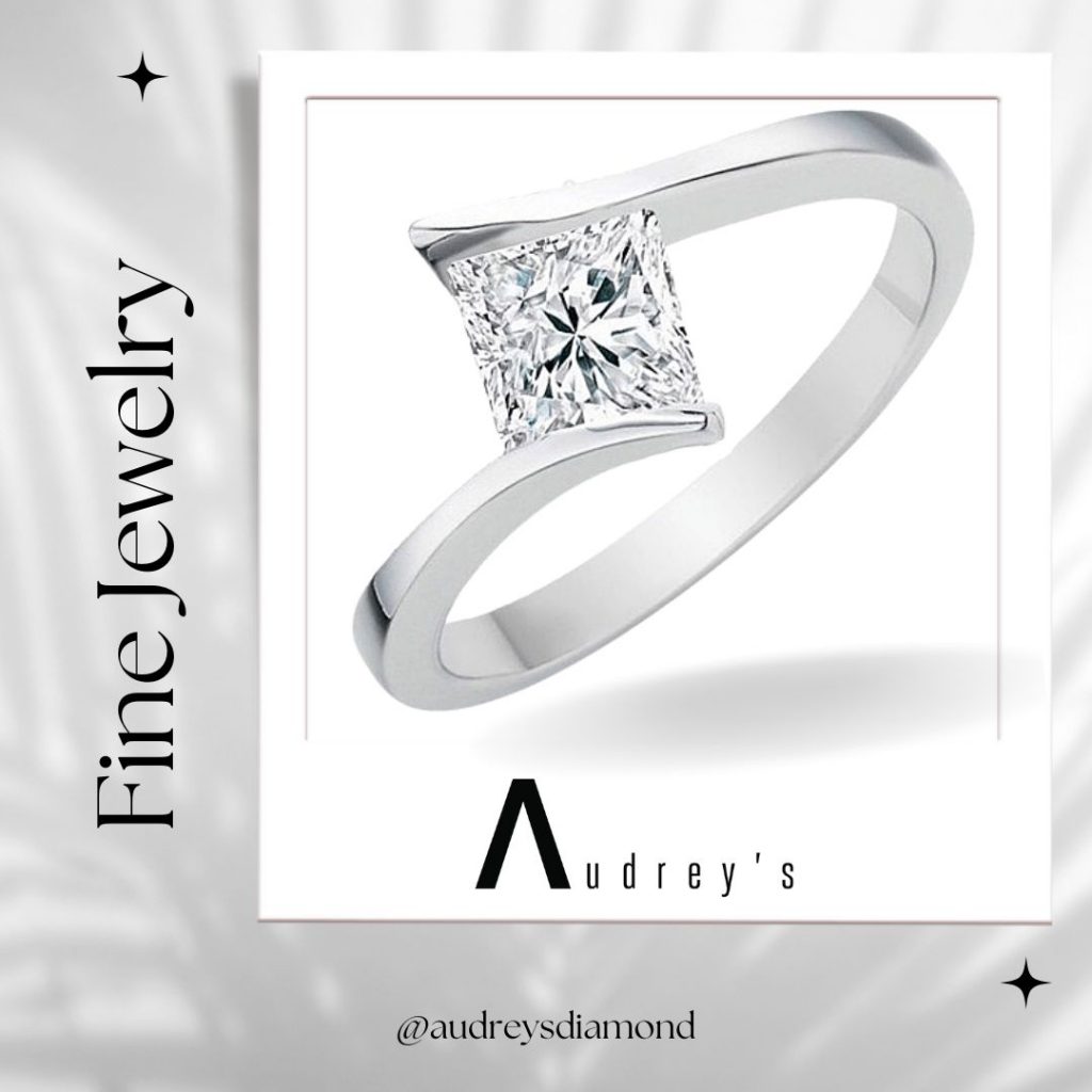 Jewelry, Princess Cut Diamond Ring