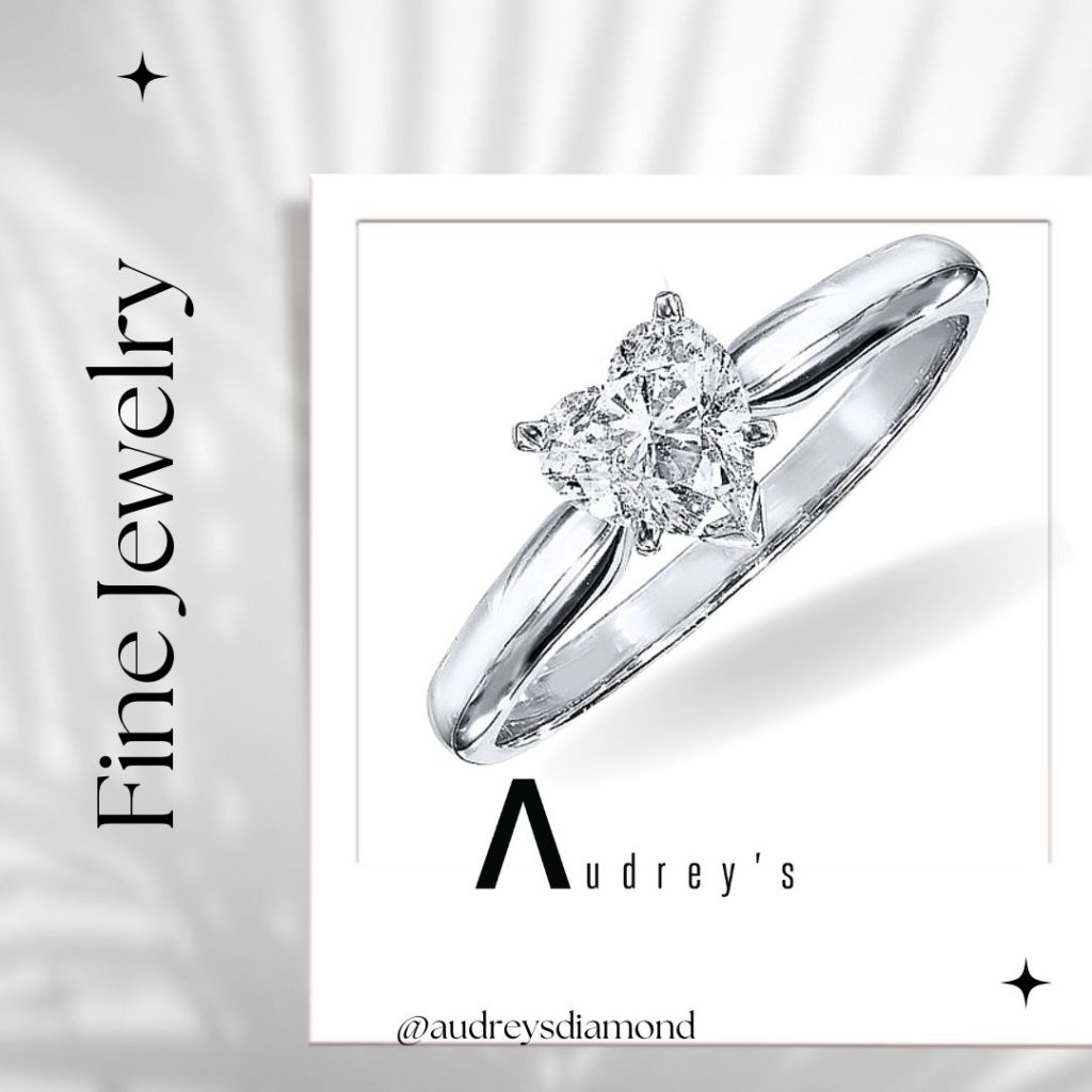 Heart Shape Diamond Engagement Ring