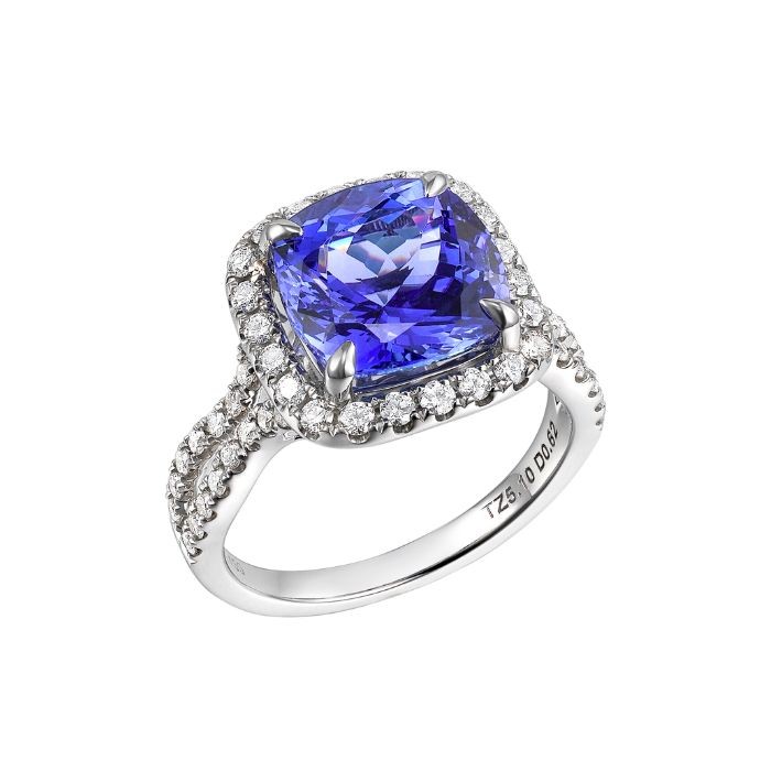 Tanzanite Diamond Ring
