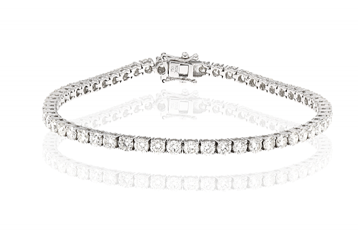 Gold Diamond Tennis Bracelet