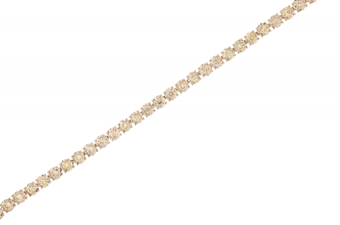 Gold Diamond Tennis Bracelet