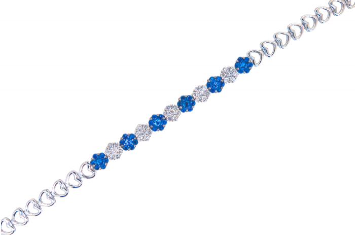Sapphire Diamond Designer Bracelet 