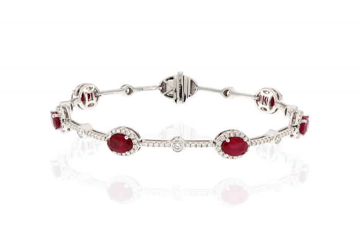 Ruby Diamond Classic Bracelet