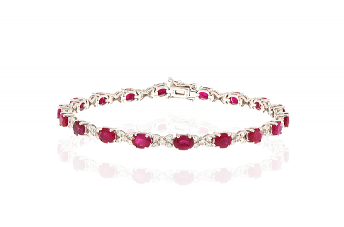 Ruby Diamond Fancy Bracelet