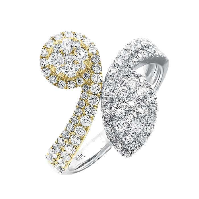  Artistic Cocktail Diamond Ring