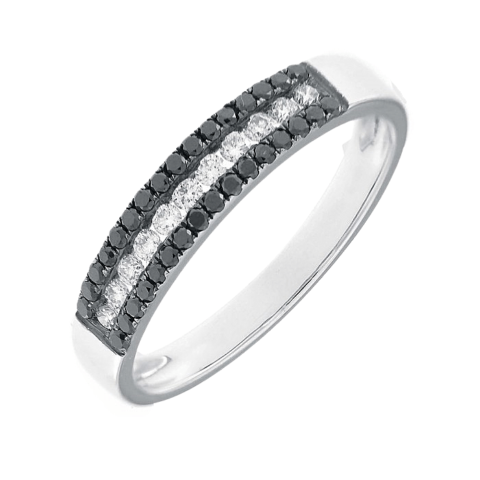 Eternity Black Diamond Statement Ring