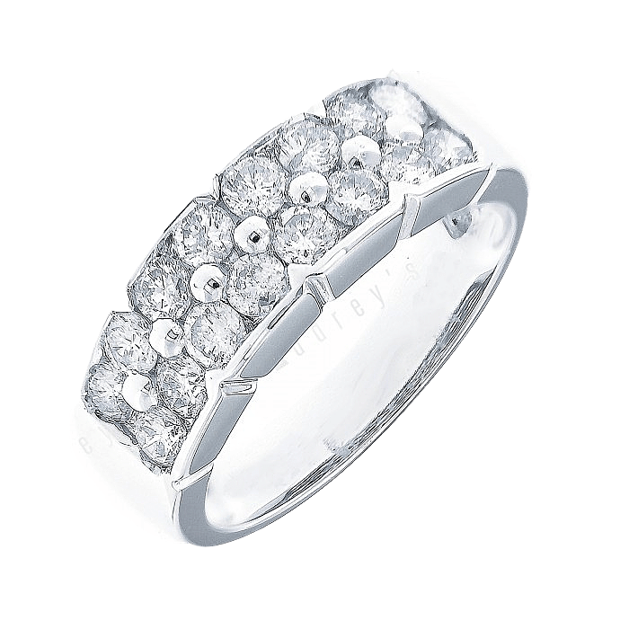 Half Eternity Diamond Wedding Ring