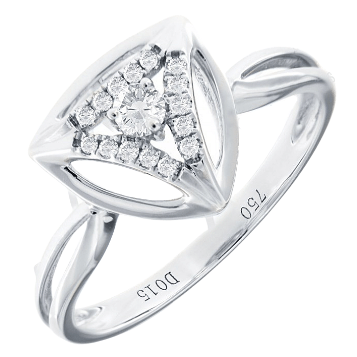 Minimal Diamond Designer Ring