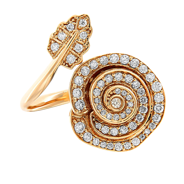 Artistic Diamond Dress Ring
