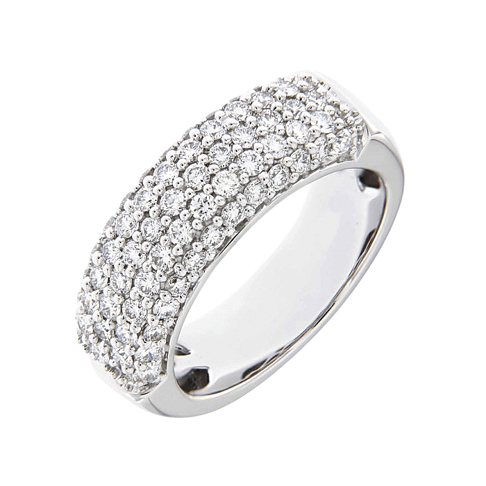Micropave Dress Diamond Ring