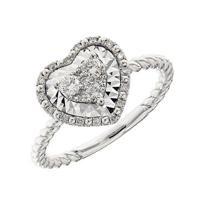 Heart-shape Diamond Ring