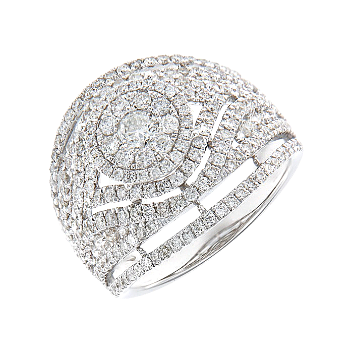 Authentic Cocktail Diamond Ring