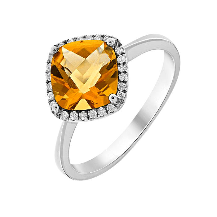 Gemstone & Diamond Dress Ring