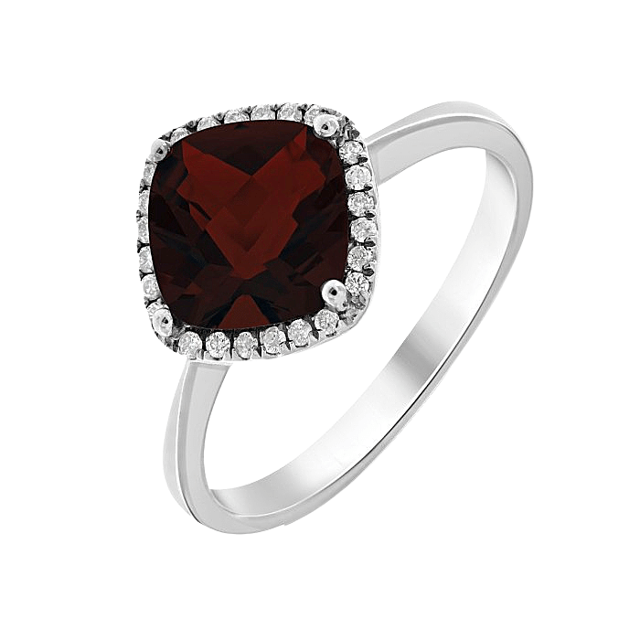  smoky topaz diamond ring