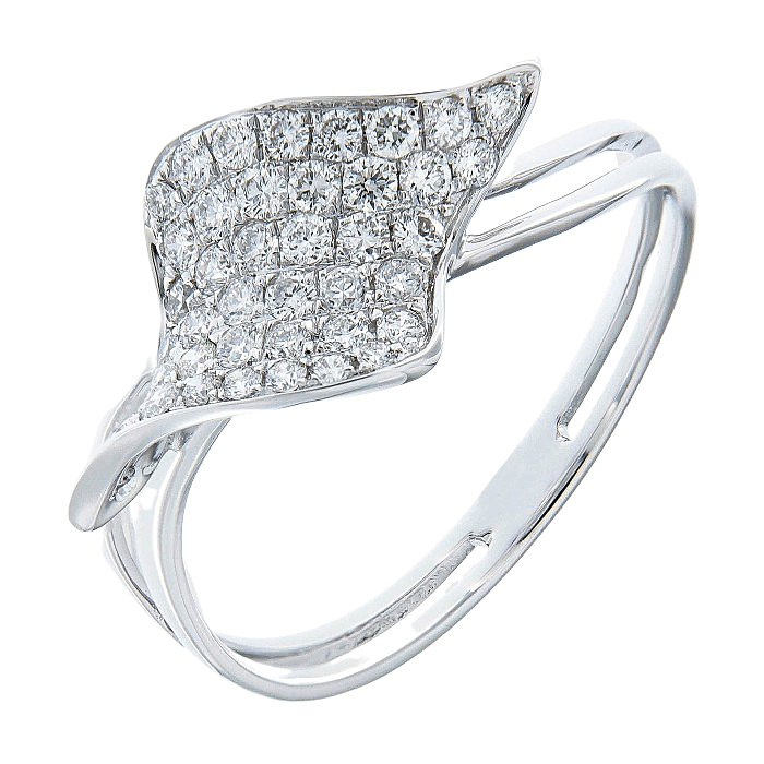 Leaf-Shape Dress Ring