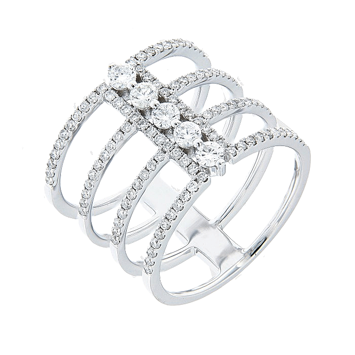 Designed Cocktail Diamond Ring