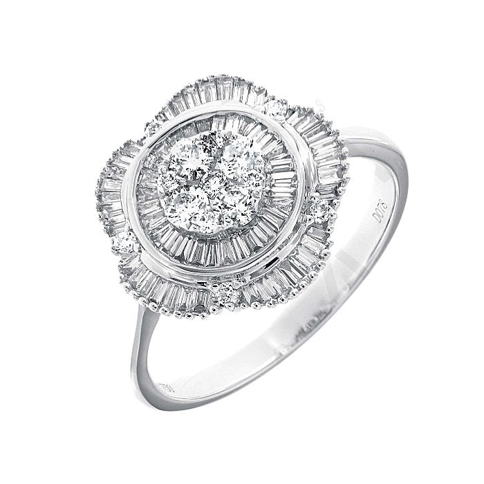 Fancy Diamond Engagement Ring