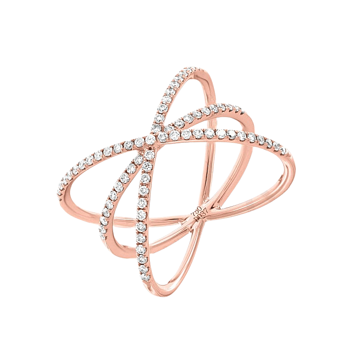 Fashion Cocktail Diamond Band