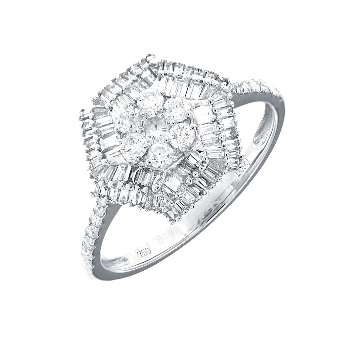  Diamond Statement Ring