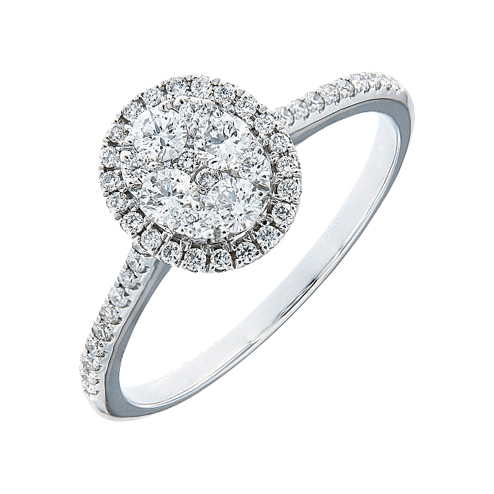 Oval Shape Diamond Engagement Ring