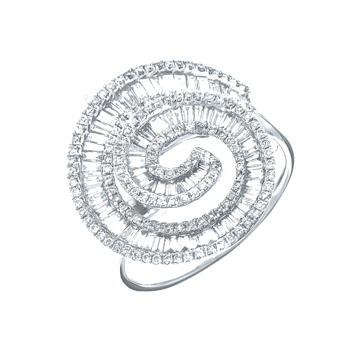Round Shape Cocktail Diamond Ring