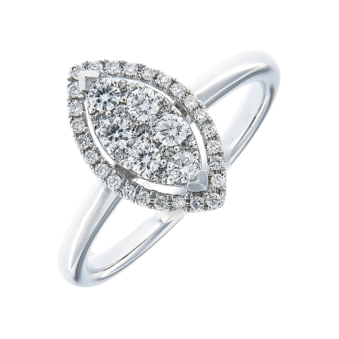 Marquise Shape Diamond Engagement Ring