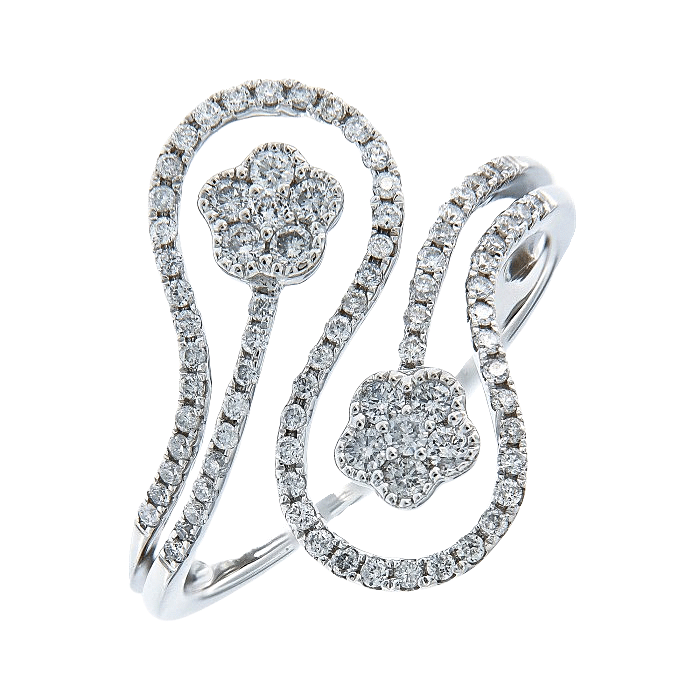 Artistic Cocktail Diamond Ring