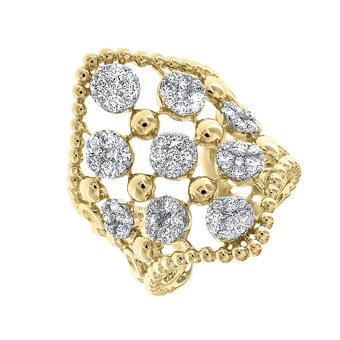 Fancy Cocktail Diamond Ring
