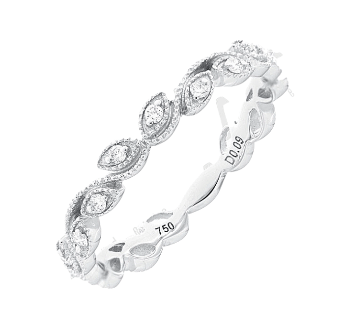 Gold Eternity Diamond Wedding Ring (0.09) 