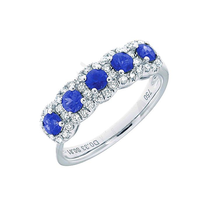 Fancy Sapphire Band 