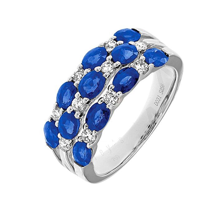 Sapphire Fashion Diamond Band