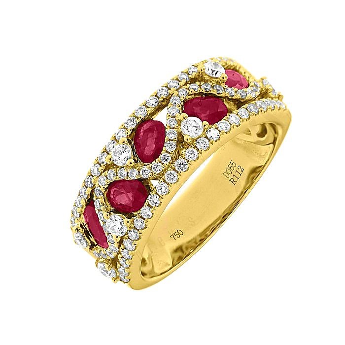 Ruby Designer Diamond Band