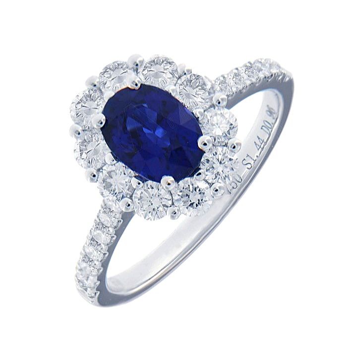  Sapphire Diamond Dress Ring