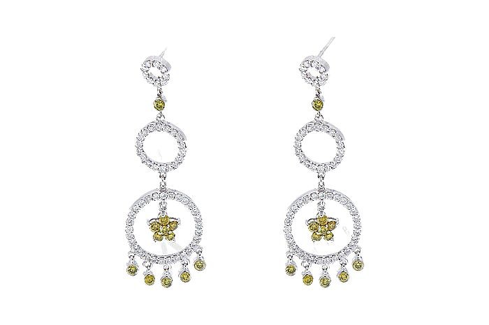 Sapphire Diamond Dress Earring
