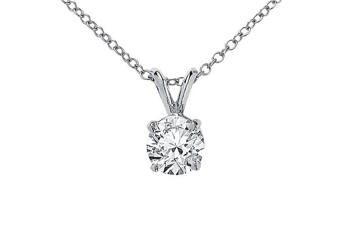  Solitaire Diamond Necklace 