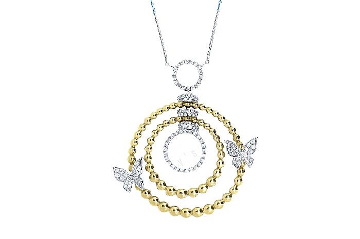  Gold Diamond Fancy Necklace