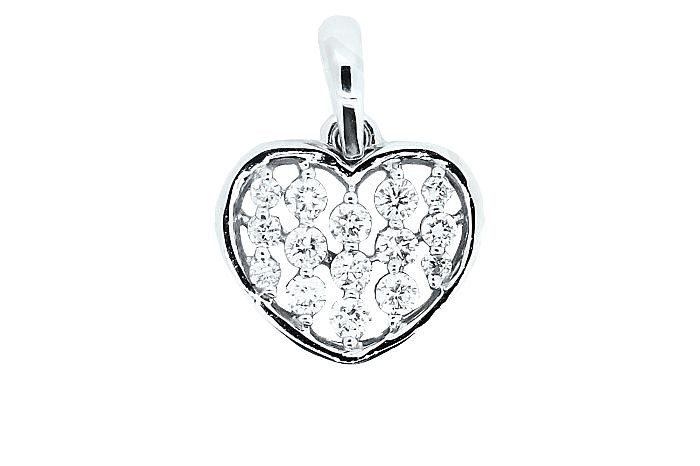 Diamond Heart Shape Pendant