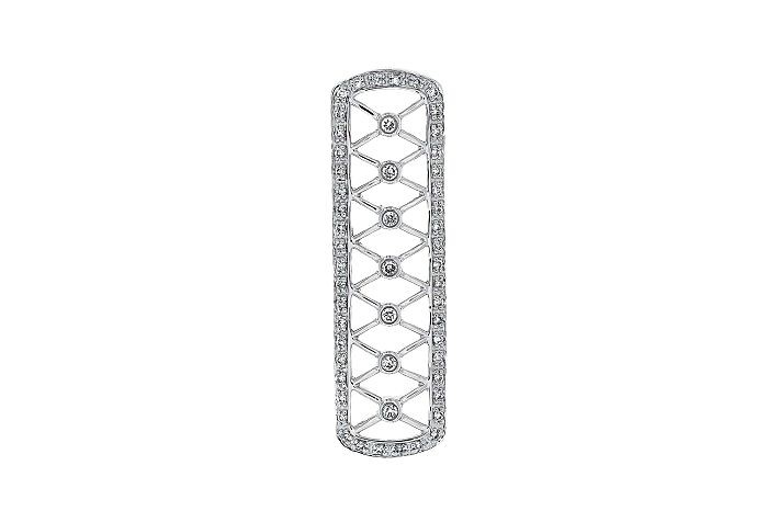 Diamond Channel Set Pendant