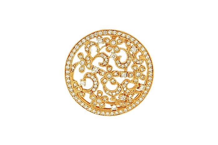 Diamond Floral Necklace/Pendant