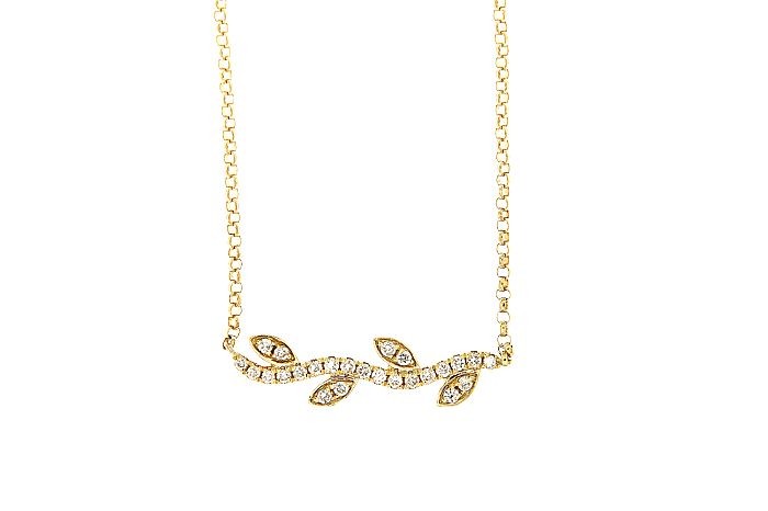Floral Diamond Necklace