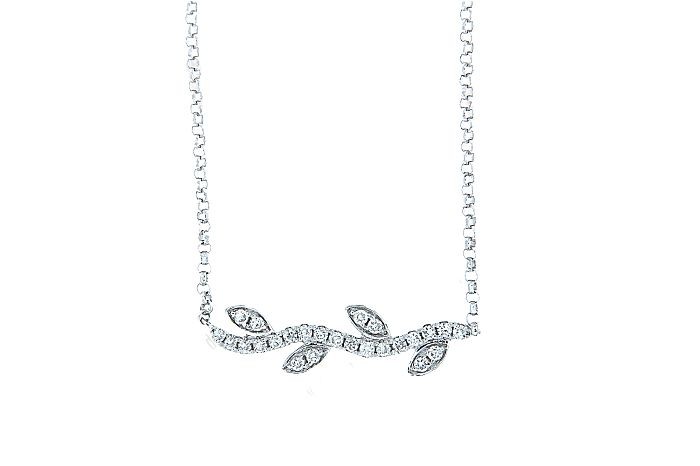 Floral Diamond Necklace