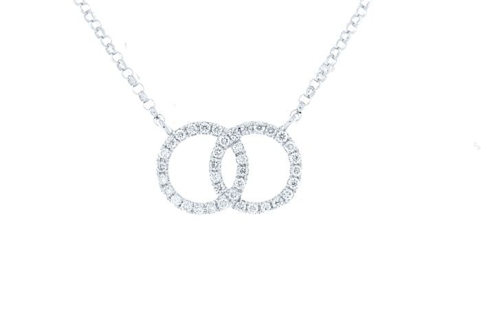 Gold Diamond Minimal Pendant 