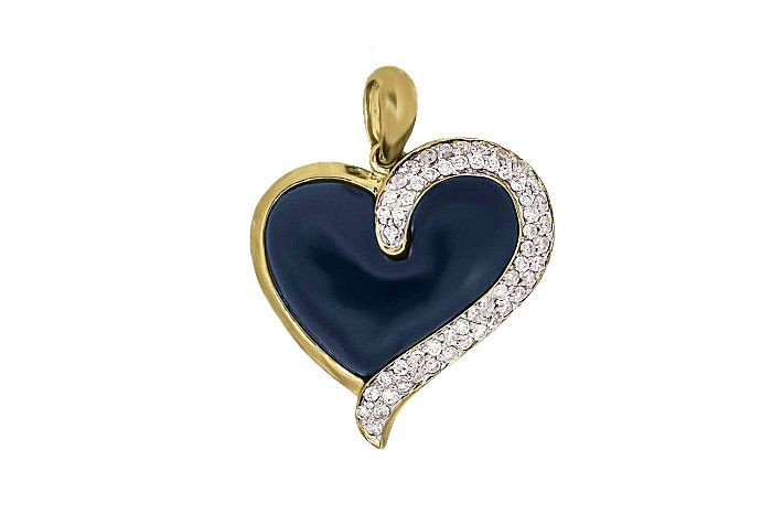 Diamond And Gemstone Pendant