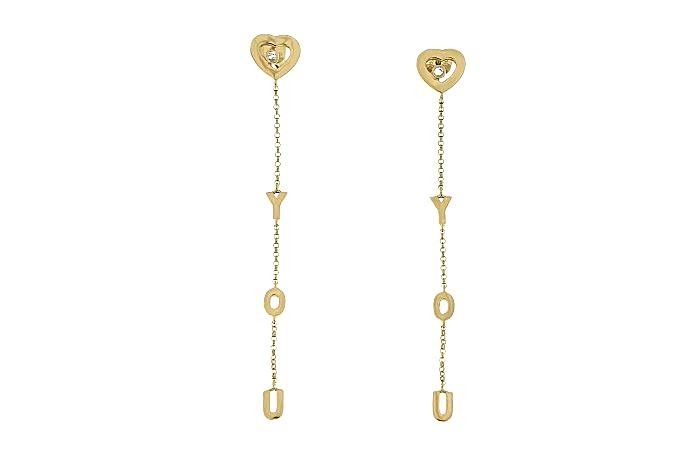 Tear Drop Diamond Dress Earring 