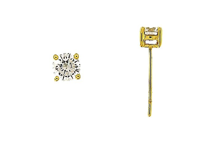Diamond Earring Solitaire Stud