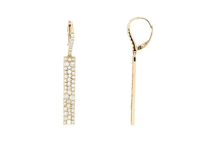 Diamond Dress Minimal Earring 