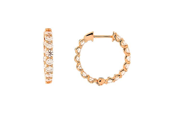Huggie Diamond Eternity Earring