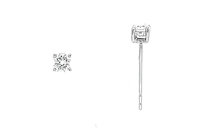 Diamond Earring Solitaire Stud