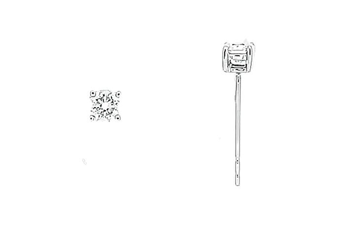 Diamond Earring Solitaire Stud